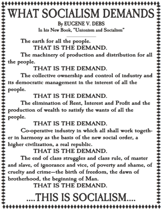 "What Socialism Demands" Poster