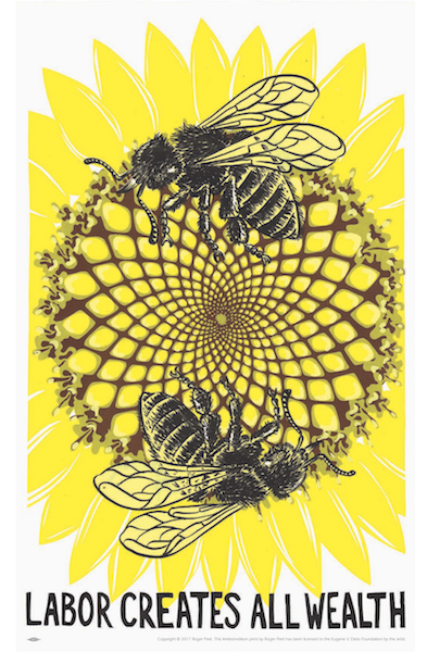 "Labor Creates All Wealth" Poster